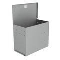 Fasttackle 40210 Single Compartment Storage Box&#44; Gray FA363578